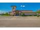 Community clubhouse featuring desert landscaping, covered entry and accessible parking spots at 11360 E Keats Ave # 92, Mesa, AZ 85209
