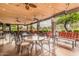 Inviting outdoor patio area with ceiling fans, comfortable seating, and scenic views of the community at 11360 E Keats Ave # 92, Mesa, AZ 85209