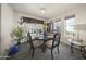 A well-lit dining area provides a comfortable space for meals and gatherings with Gathering and friends at 13160 W Windsor Ave, Goodyear, AZ 85395