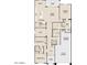 Detailed floor plan showcasing an open-concept kitchen, great room, primary suite, three bedrooms, and a two-car garage at 15794 W Cheryl Dr, Waddell, AZ 85355