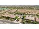 Beautiful aerial view of a desert community featuring tile roof homes, desert landscape, and mountain views at 16538 E Westwind Ct # 51, Fountain Hills, AZ 85268