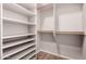 Walk-in closet with storage shelves and closet rod at 16538 E Westwind Ct # 51, Fountain Hills, AZ 85268