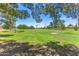 Lush park featuring a vast green lawn, shaded picnic areas, and mature trees at 3611 E Dartmouth Cir, Mesa, AZ 85205