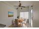 Cozy dining area with modern chairs and a window for natural light at 522 W Dennis Ct, Tempe, AZ 85283