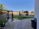 Backyard with a trampoline and a covered outdoor structure at 7313 S 25Th S Dr, Phoenix, AZ 85041