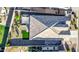 Top down view of a well maintained home with a decorative turf area at 2236 W Aston Dr, San Tan Valley, AZ 85144