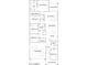 Floorplan featuring 4 bedrooms, 3 bathrooms, 2-bay garage, and covered porch and patio at 3122 S 156Th Ave, Goodyear, AZ 85338