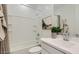 Clean bathroom with white vanity and neutral decor at 3123 S 155Th Ln, Goodyear, AZ 85338