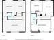 Floor plan showcases the layout of the home's rooms and features two levels at 6625 N 44Th Ave, Glendale, AZ 85301
