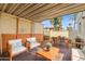 Cozy, furnished outdoor patio with comfortable seating and dining area at 6625 N 44Th Ave, Glendale, AZ 85301