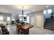 Spacious dining area seamlessly connects to the living room and kitchen at 943 E Kortsen Rd # 10, Casa Grande, AZ 85122
