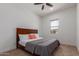 Bedroom with window and wooden bed frame at 11015 E Texas Ave, Mesa, AZ 85212
