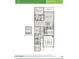 Detailed floor plan showcasing three bedrooms, flex room, and a two-car garage at 17187 W Corrine Dr, Surprise, AZ 85388