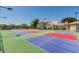 Colorful community tennis and basketball court for active residents at 1825 W Ray Rd # 2082, Chandler, AZ 85224