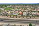 Birds-eye view of the home in a well-maintained residential area, offering curb appeal at 2955 E Flossmoor Ave, Mesa, AZ 85204