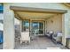 Outdoor patio with comfortable seating and an inviting space for entertaining guests at 2955 E Flossmoor Ave, Mesa, AZ 85204