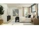 Serene bedroom with coordinated decor, soft lighting, and ample closet space at 4707 E French Rd, San Tan Valley, AZ 85143