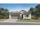 Charming single-story home featuring a tile roof, neutral stucco, and a two-car garage at 4707 E French Rd, San Tan Valley, AZ 85143