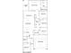 Detailed floor plan showcasing the layout of the home with five bedrooms and a two-car garage at 4707 E French Rd, San Tan Valley, AZ 85143