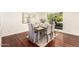 Elegant dining room with seating for six, perfect for hosting dinner parties at 507 W Sweetwater Ave, Phoenix, AZ 85029