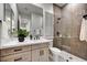 Stylish bathroom featuring a tiled shower and elegant vanity at 7315 E Brisa Dr, Scottsdale, AZ 85266