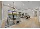 Open concept living area with a large window view and modern decor and plenty of room at 7315 E Brisa Dr, Scottsdale, AZ 85266