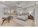 Relaxing primary bedroom suite with window shutters, and stylish decor at 7315 E Brisa Dr, Scottsdale, AZ 85266