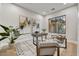 Modern office space with natural light, stylish decor, and comfortable seating at 7315 E Brisa Dr, Scottsdale, AZ 85266