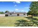 Expansive backyard featuring lush green grass and a mature shade tree at 1050 W 9Th Pl, Mesa, AZ 85201