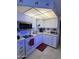 Compact kitchen with white cabinets, modern appliances, and ample counter space for meal preparation at 111 S Greenfield -- # 602, Mesa, AZ 85206