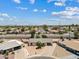 Aerial view of the neighborhood showcasing the home's location and surrounding community at 1160 E Hampton Cir, Mesa, AZ 85204