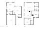 Detailed floor plan showcasing the layout of the house, including room dimensions at 1400 S Crossbow Ct, Chandler, AZ 85286