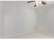 Neutral bedroom featuring a ceiling fan, and base molding perfect for customization at 16818 S 23Rd St, Phoenix, AZ 85048