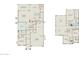 Open floor plan with den, kitchen, gathering room, 3-car garage, owner's suite, and multiple bedrooms at 18156 E Tiffany Dr, Queen Creek, AZ 85142