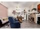 Comfortable living room featuring a recliner and fireplace at 1943 E San Tan St, Chandler, AZ 85225