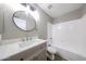 Bathroom featuring vanity with sink and a shower and tub combination at 2025 E Campbell Ave # 137, Phoenix, AZ 85016
