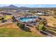 Aerial view of community pool, adjacent to park and recreational facilities at 2234 N 74Th Way, Scottsdale, AZ 85257