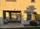 Relaxing outdoor patio area with comfortable seating and stone accents at 28306 N 25Th Dl, Phoenix, AZ 85085