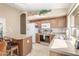 Kitchen view featuring an island, stainless steel appliances, and ample cabinet space at 29049 N Coal Ave, San Tan Valley, AZ 85143