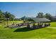 Community playground and picnic area with mature trees on a sunny day at 3062 E Cullumber St, Gilbert, AZ 85234
