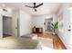 Relaxing bedroom with wood floors, plenty of natural light, and cozy decor at 3150 E Beardsley Rd # 1081, Phoenix, AZ 85050