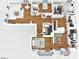 Detailed floorplan showcasing multiple bedrooms, bathrooms, living spaces, and balconies at 3150 E Beardsley Rd # 1081, Phoenix, AZ 85050