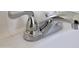 Close up of bathroom sink faucet with a curved spout, adding a touch of style at 3314 E Draper Cir, Mesa, AZ 85213