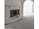 Cozy fireplace with white mantel and tile surround in a living room at 3314 E Draper Cir, Mesa, AZ 85213