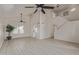 Spacious living room with vaulted ceilings, modern flooring, and natural light at 4933 E Downing St, Mesa, AZ 85205