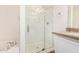 Bathroom with a glass-enclosed shower and separate soaking tub at 5450 E Deer Valley Dr # 1211, Phoenix, AZ 85054