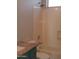 Bathroom with tub and shower combination and granite countertop at 694 W Beechnut Dr, Chandler, AZ 85248