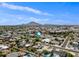 The aerial view showcases the home's position in a well-established community at 7246 E Virginia Ave, Scottsdale, AZ 85257