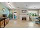 Bright living room with tile flooring, fireplace, and outdoor view at 7246 E Virginia Ave, Scottsdale, AZ 85257
