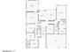 Detailed floor plan showcasing the layout of the home's rooms and overall design, with clear room labels at 8068 W Carlota Ln, Peoria, AZ 85383